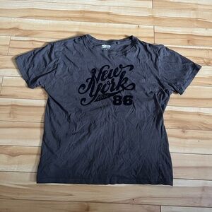 Mecca Charcoal New York Graphic Tee